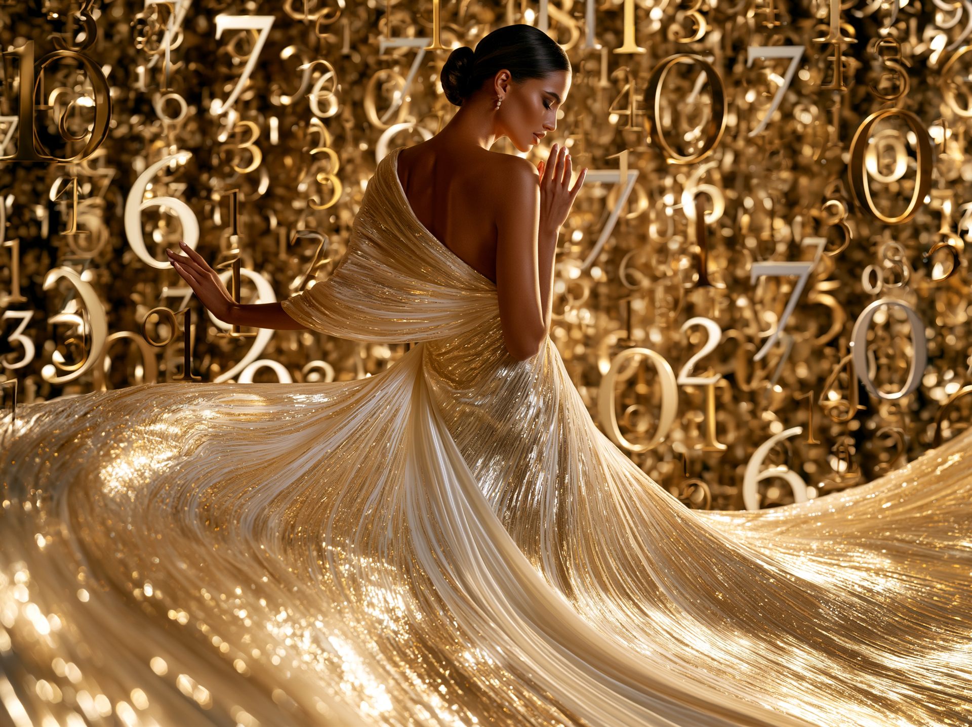 Goldene Zahlenwand