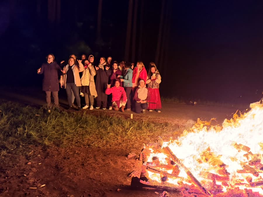 Abend am Lagerfeuer