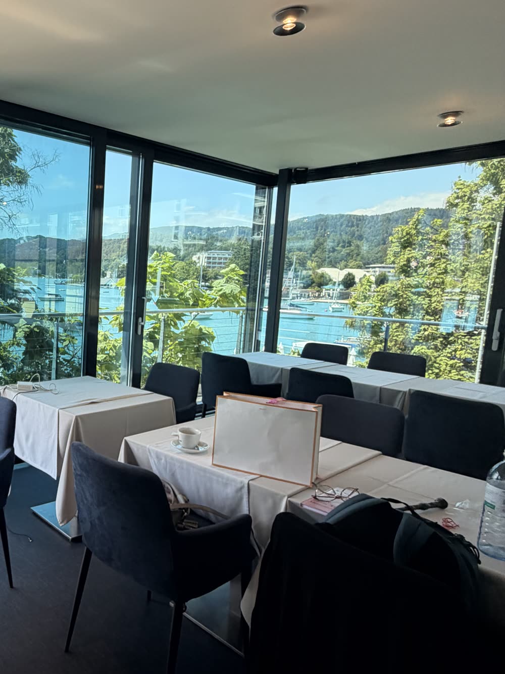 Im Glashaus über dem Wörthersee